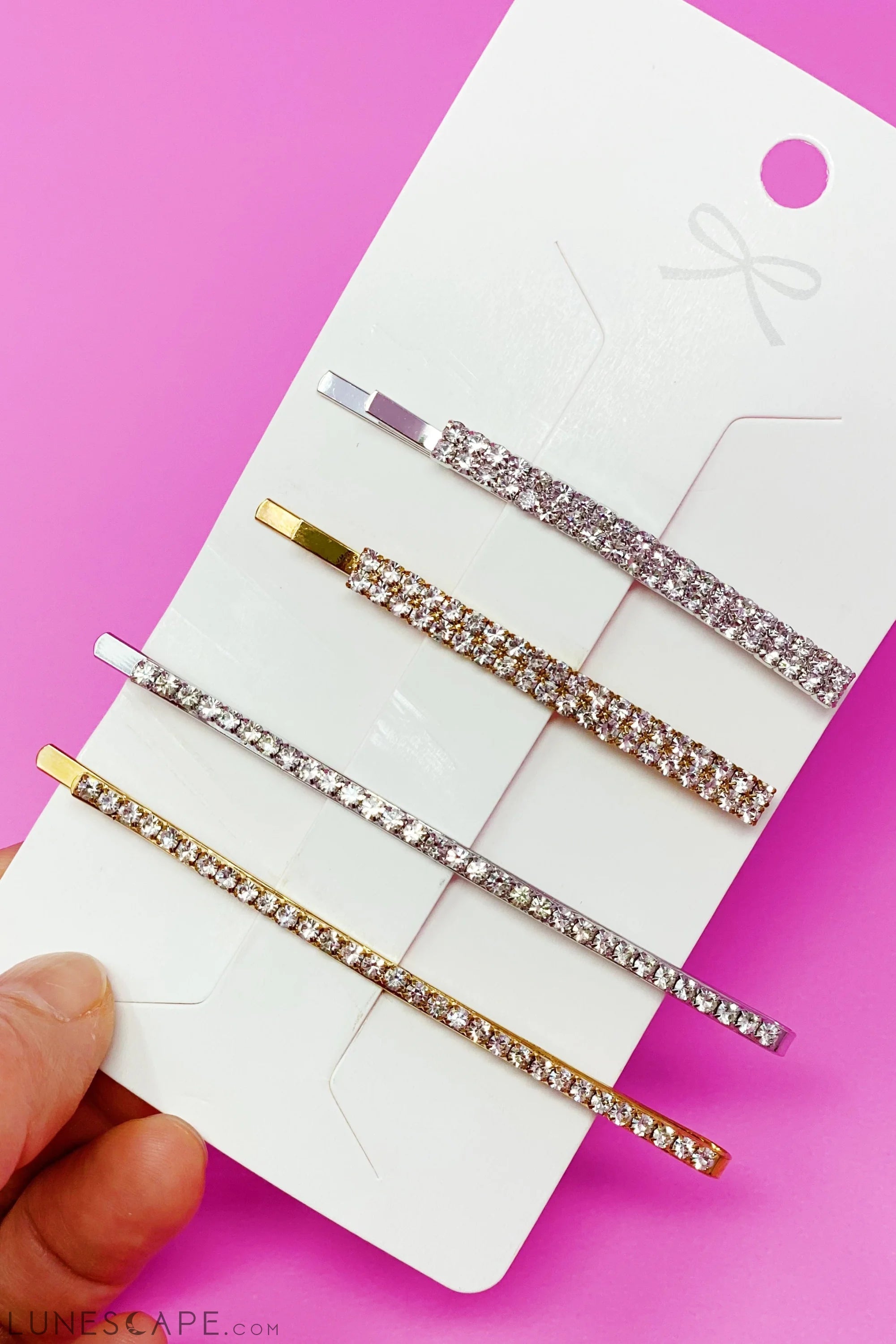 Your Shiness CZ Hair Pin Set LUNESCAPE