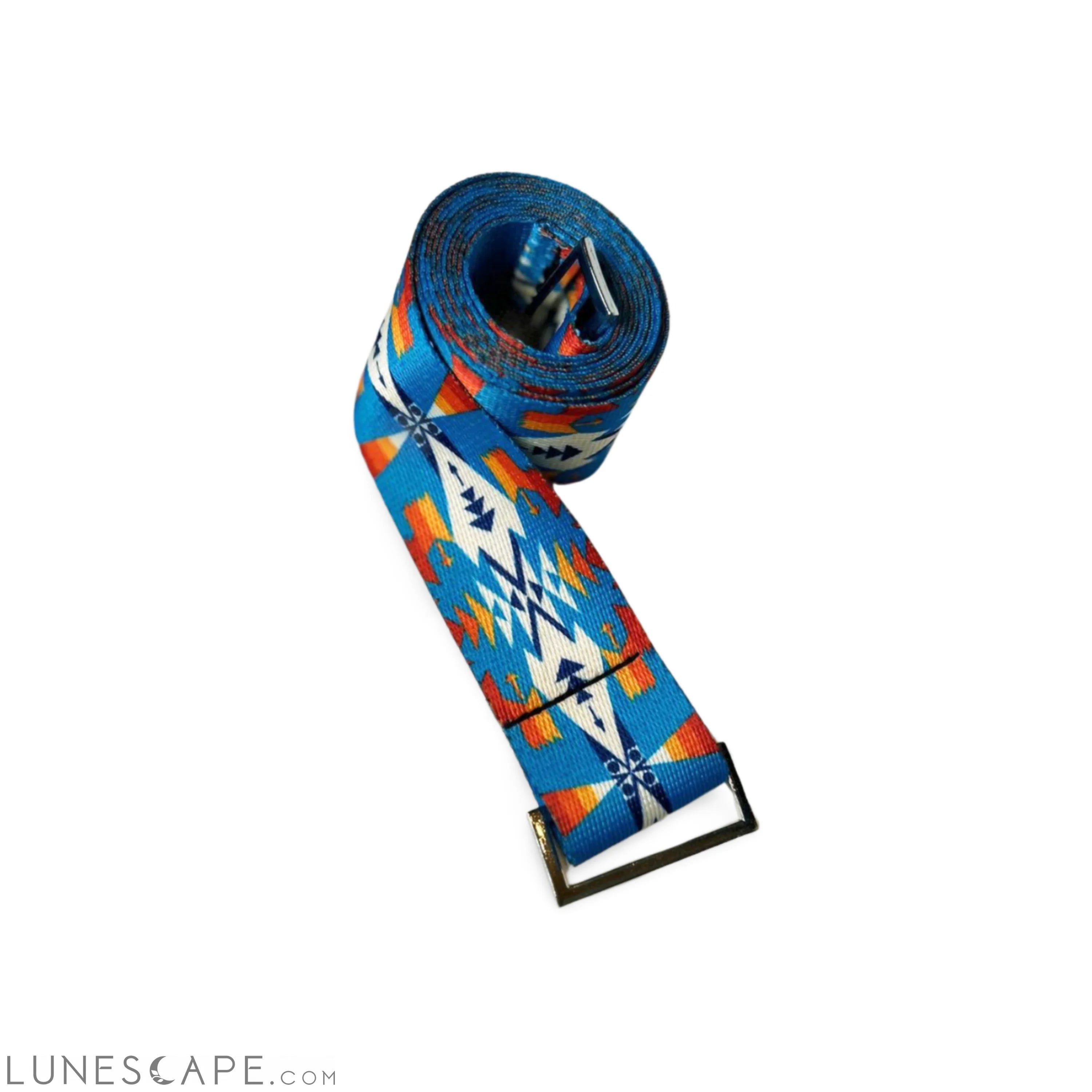 Yune Metal Buckle Yoga Strap Pendleton Tucson Turquoise LUNESCAPE