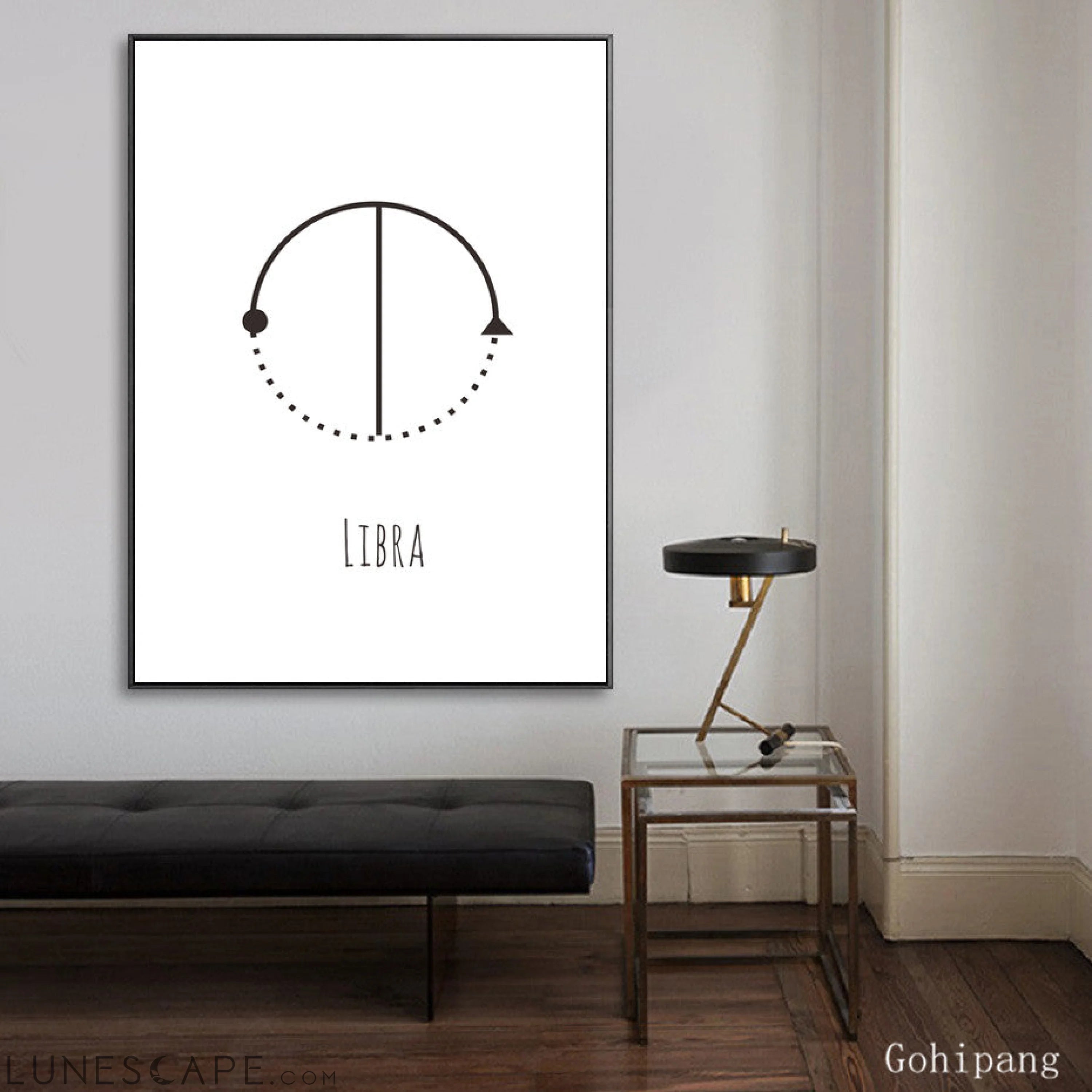 Zodiac Abstraction Wall Print LUNESCAPE