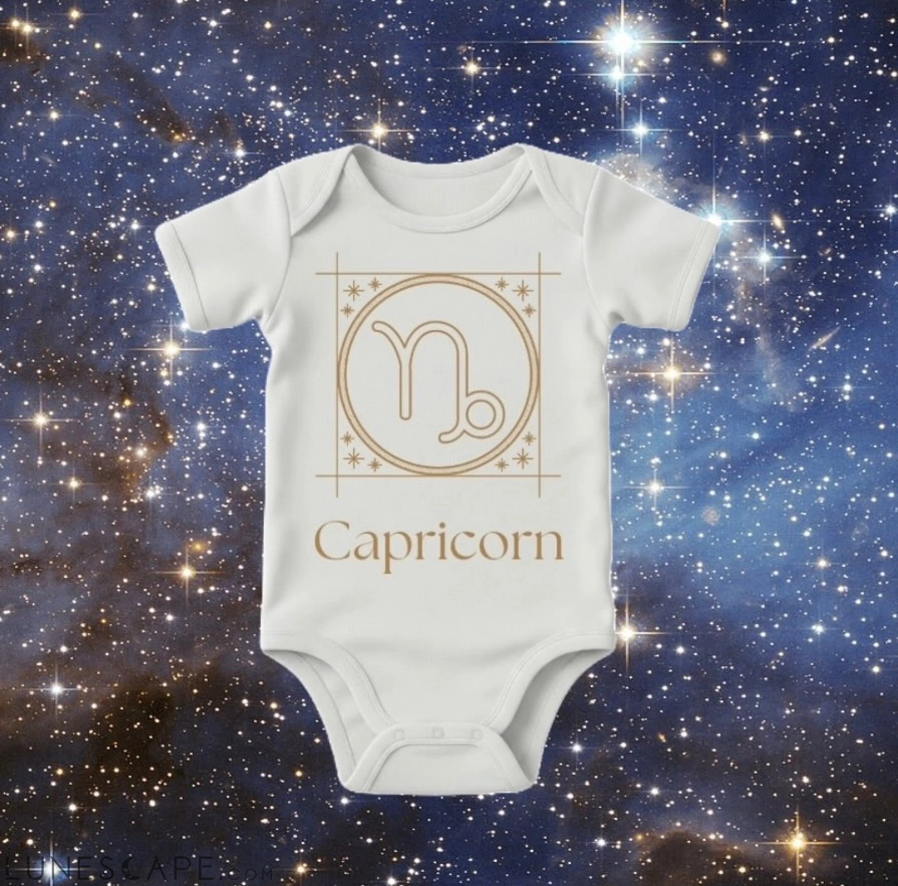 Zodiac Baby Bodysuit - Capricorn LUNESCAPE