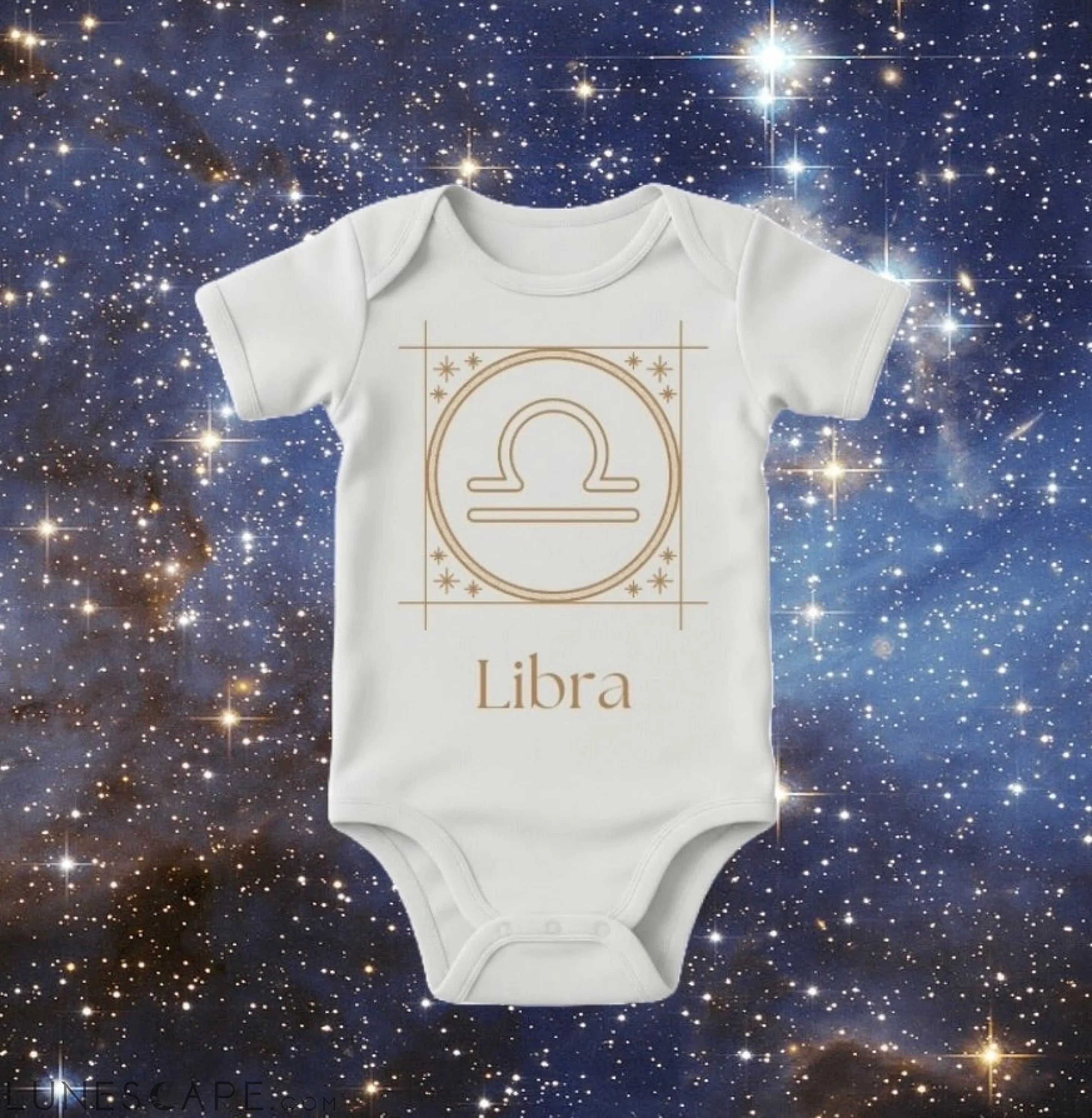 Zodiac Baby Bodysuit - Libra LUNESCAPE