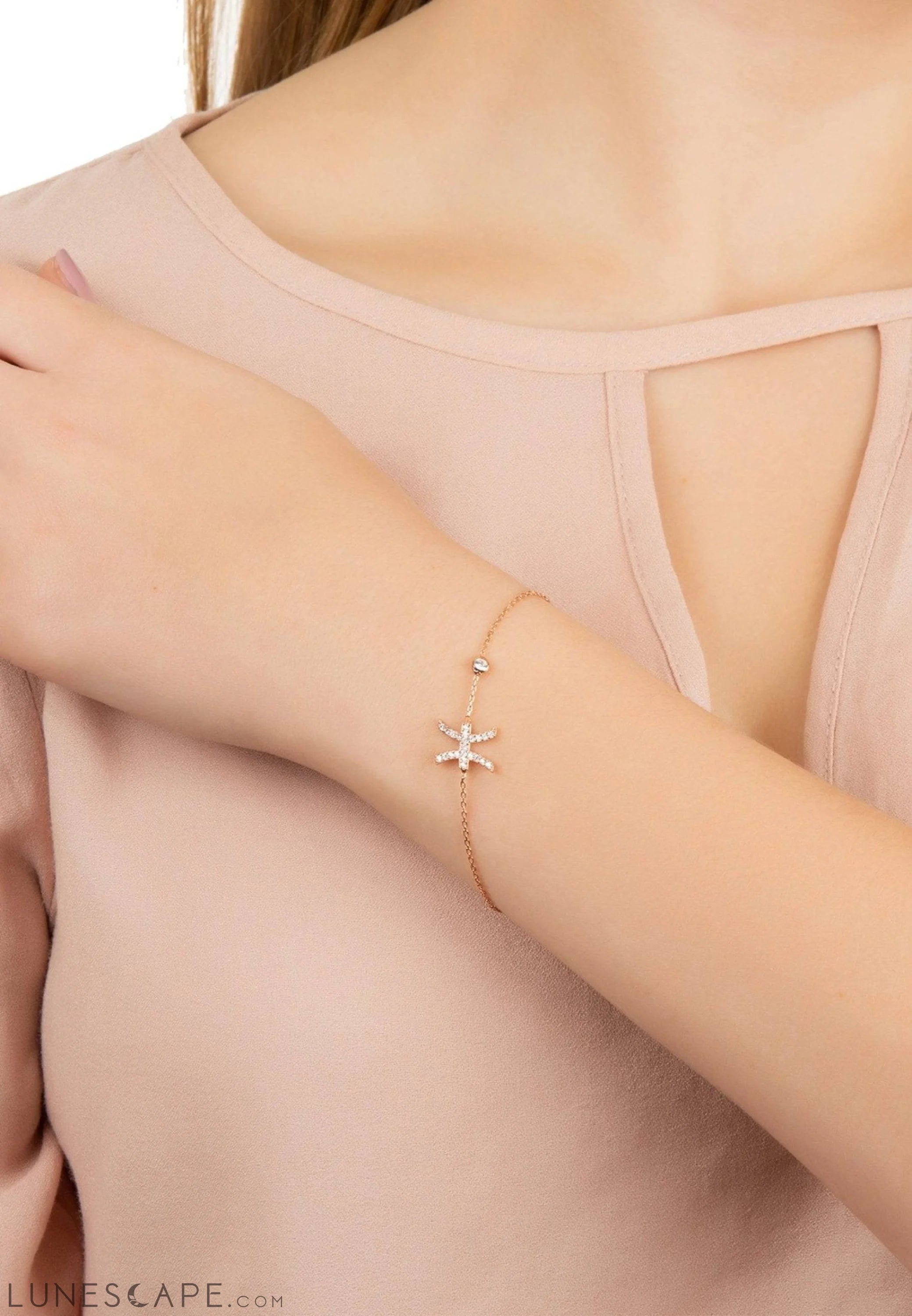 Zodiac Horoscope Star Sign Bracelet Pisces LUNESCAPE