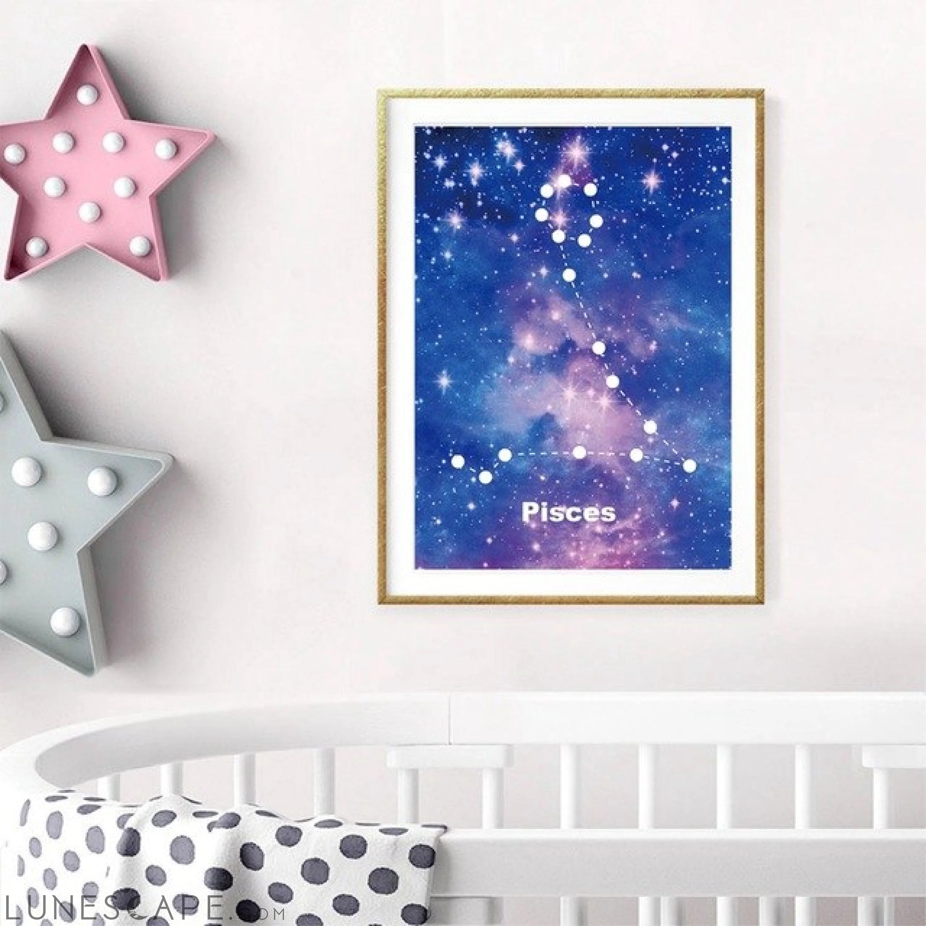 Zodiac Signs Canvas Print LUNESCAPE