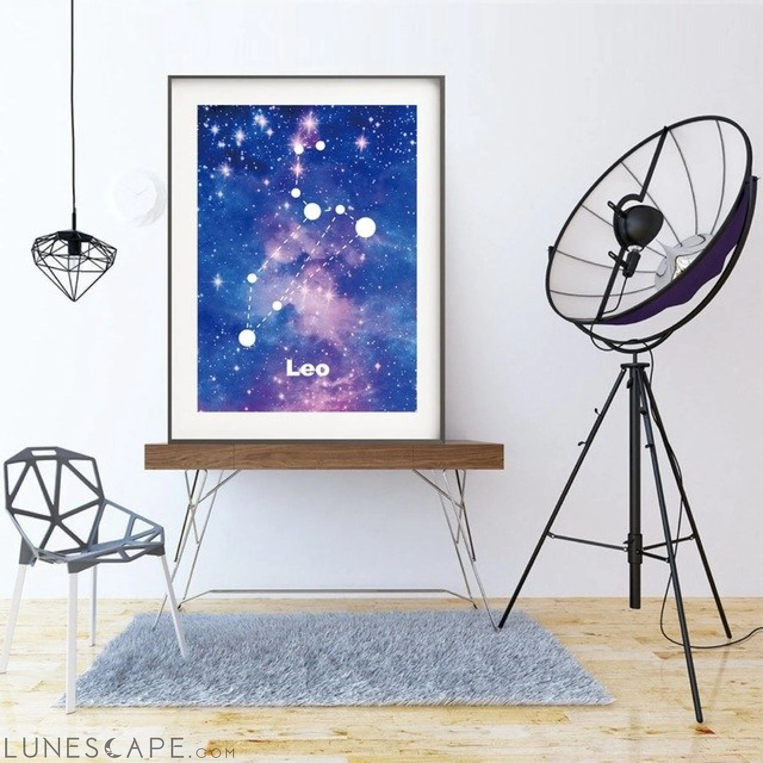 Zodiac Signs Canvas Print LUNESCAPE