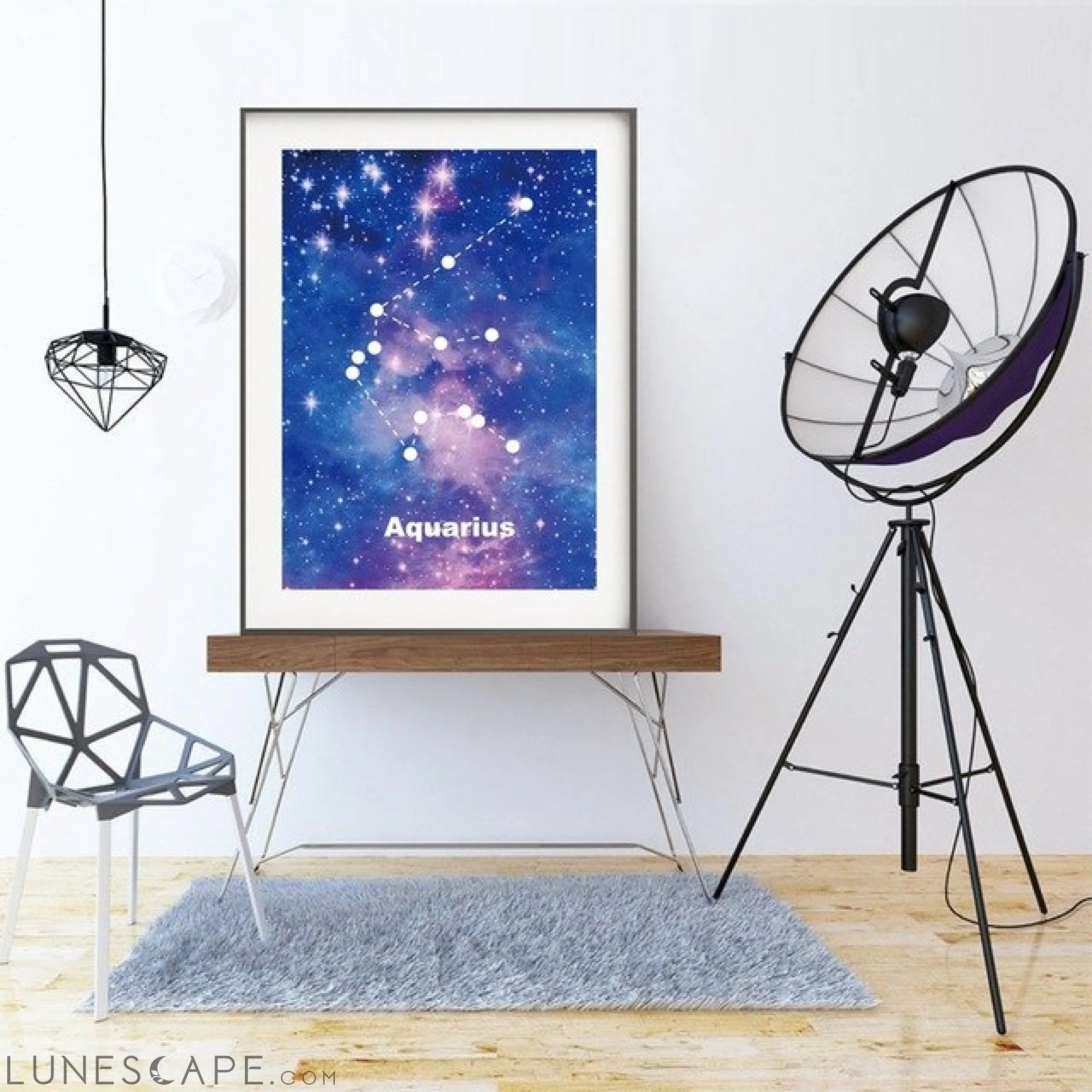 Zodiac Signs Canvas Print LUNESCAPE