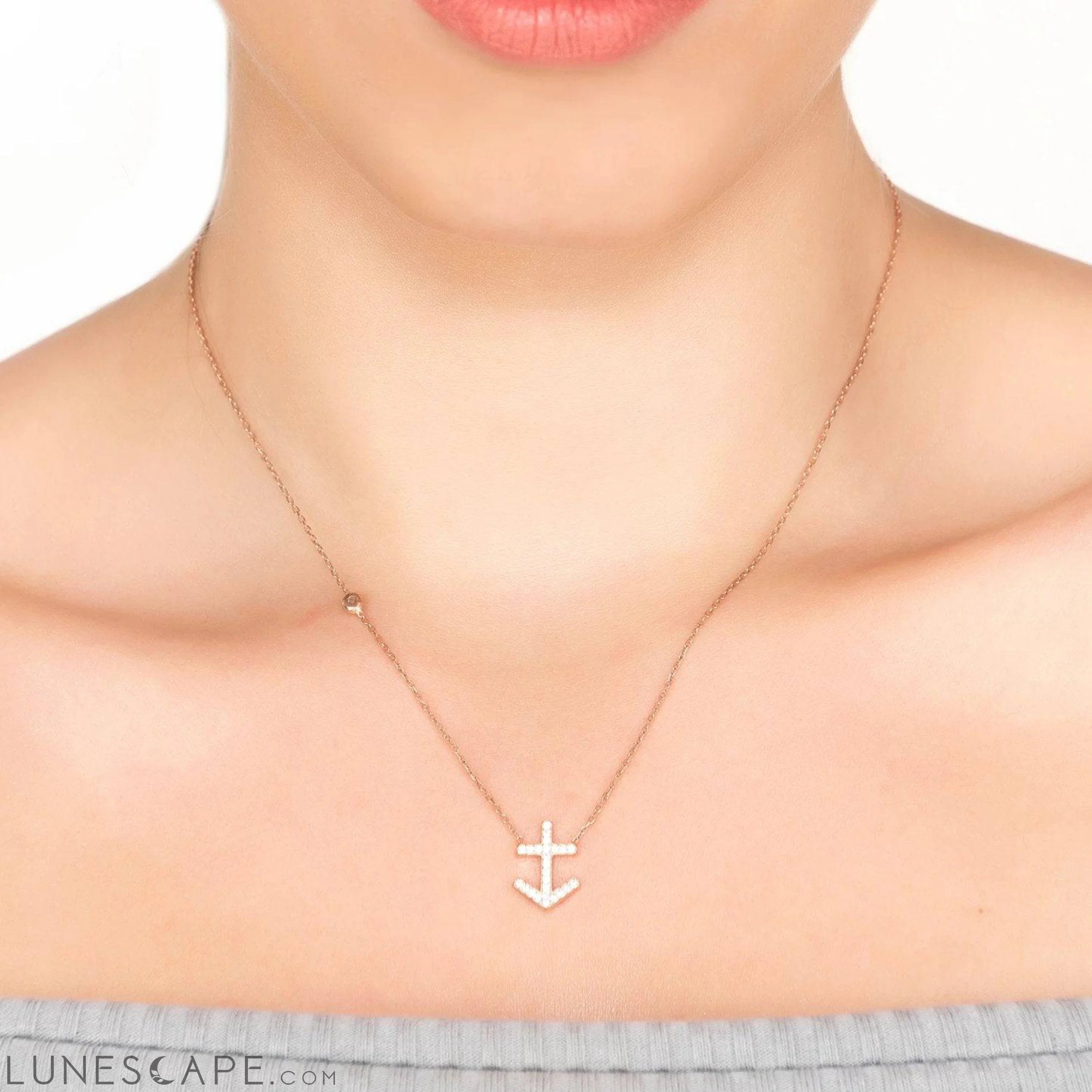 Zodiac Star Sign Pendant Necklace Silver Sagittarius LUNESCAPE