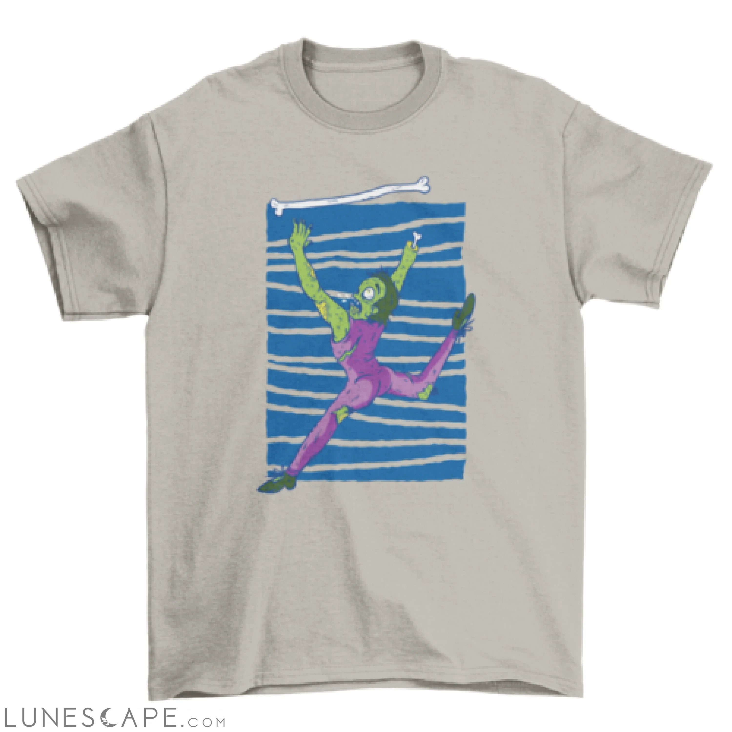 Zombie baton twirling t-shirt LUNESCAPE