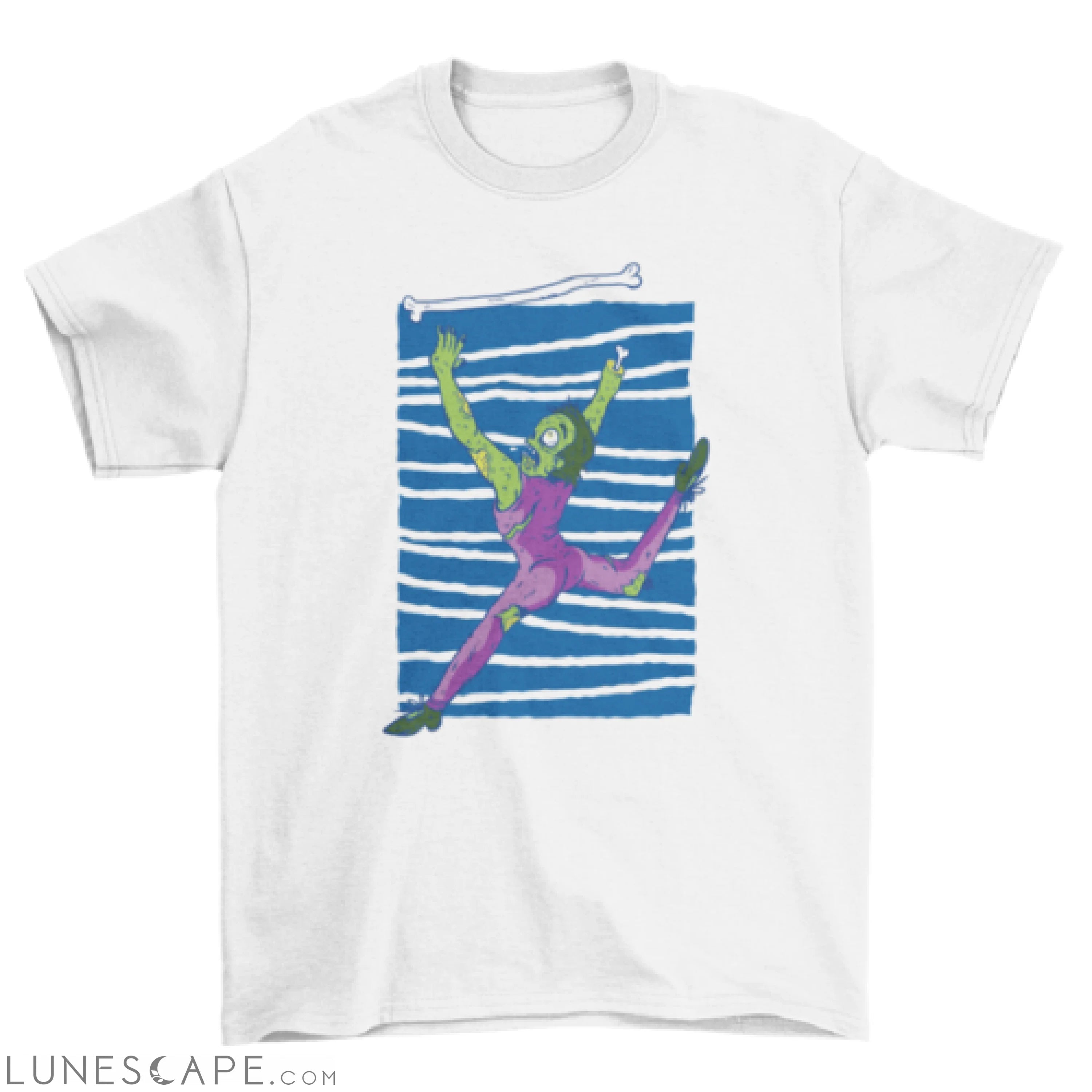 Zombie baton twirling t-shirt LUNESCAPE