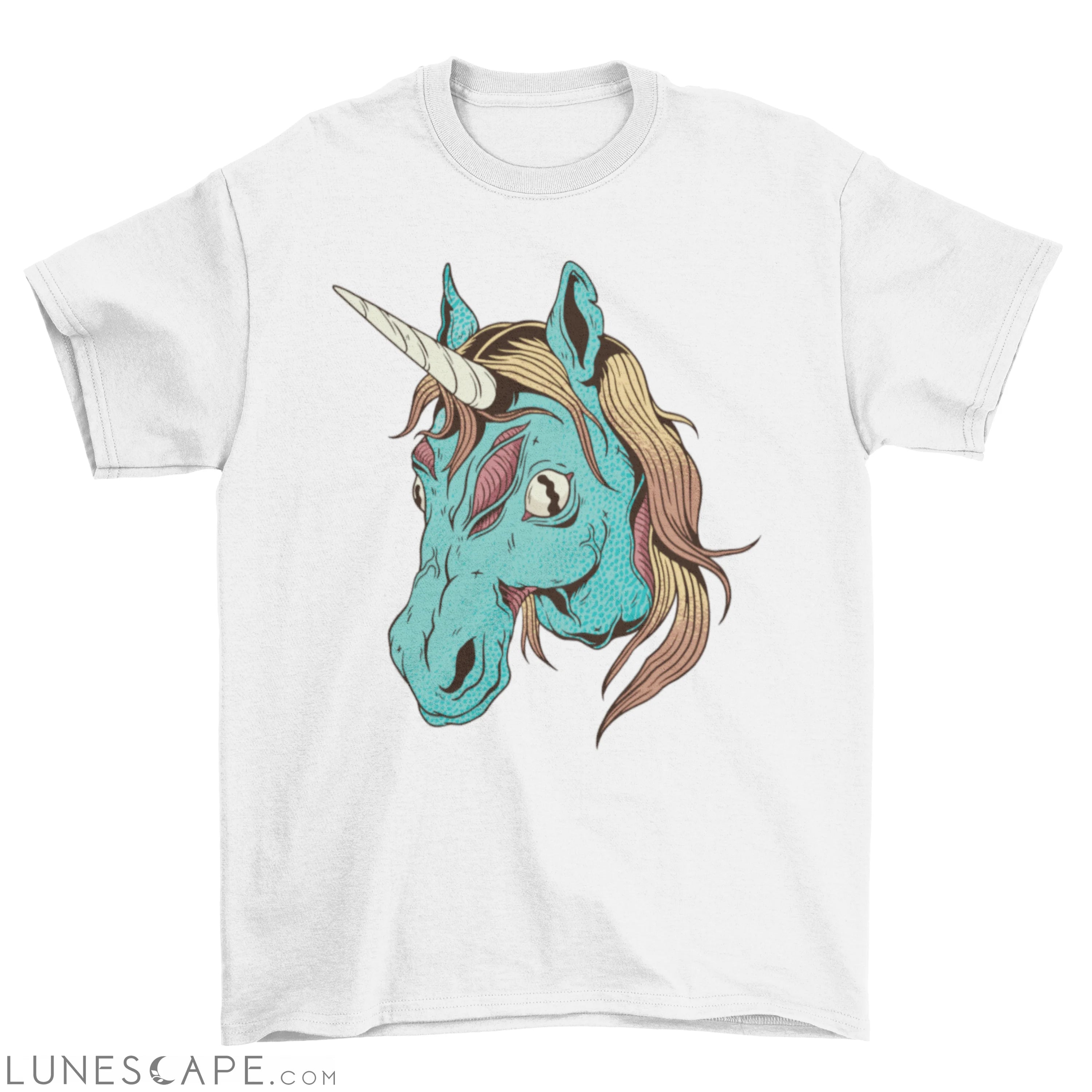 Zombie Unicorn Head T-shirt LUNESCAPE